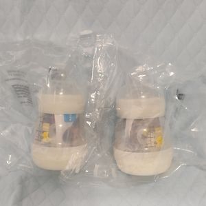 ❗SOLD❗DO NOT BUY !!! NWT Lot of 2 MAM Anti Colic Bottles 4.5 Oz